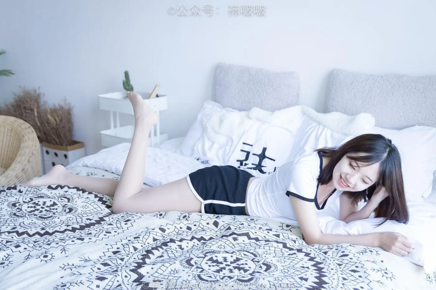 [BoBoSocks袜啵啵]NO.026 小甜豆-体操服、空军一号、白棉袜、肉丝 [149P]插图9